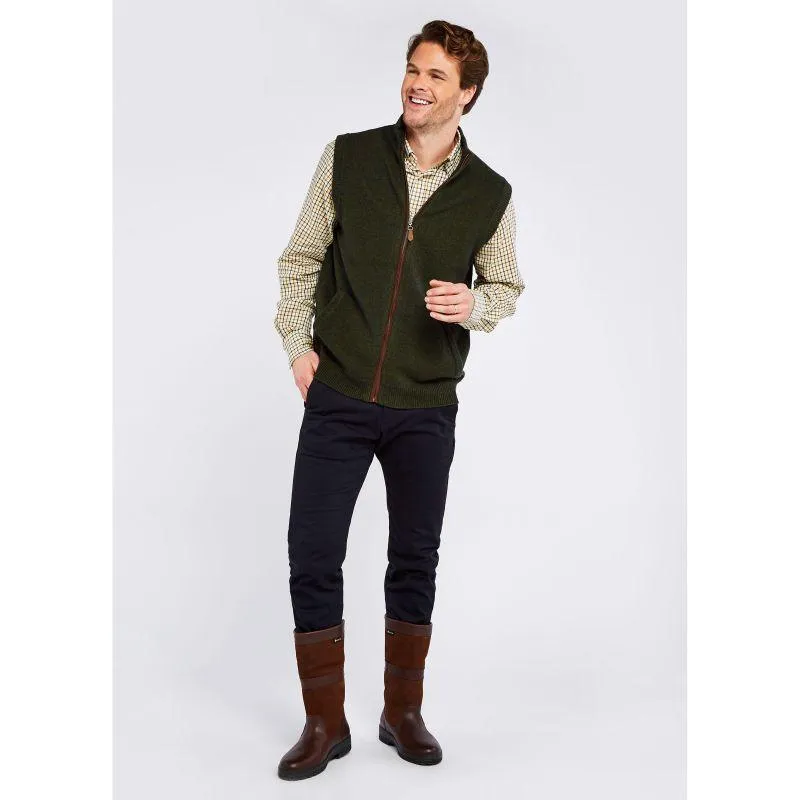 Dubarry Upperwood Mens Wool Blend Gilet - Olive Save Big Today