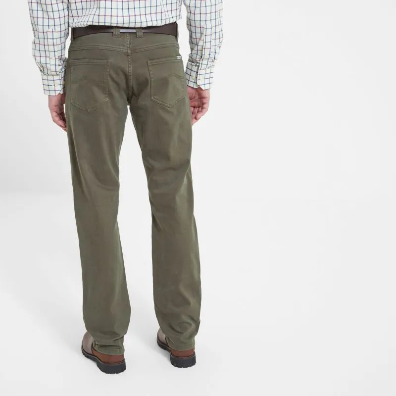 Shop Todays Picks Schoffel James Mens Slim Fit Jeans - Loden Green