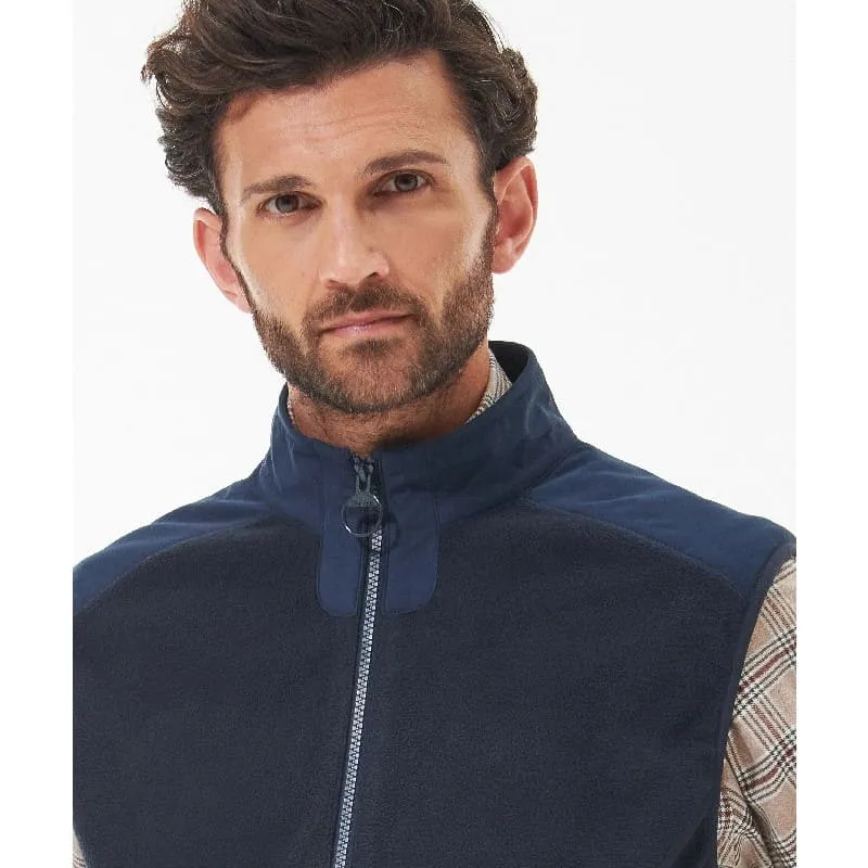 Price Drop Today Barbour Country Mens Fleece Gilet - Navy