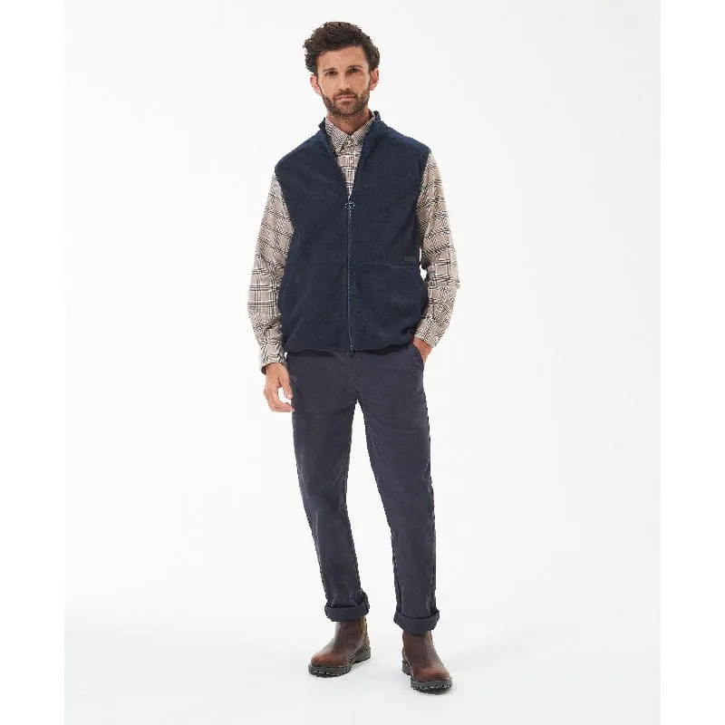 Online Exclusive Offer Grab It Now Barbour Country Mens Fleece Gilet - Navy