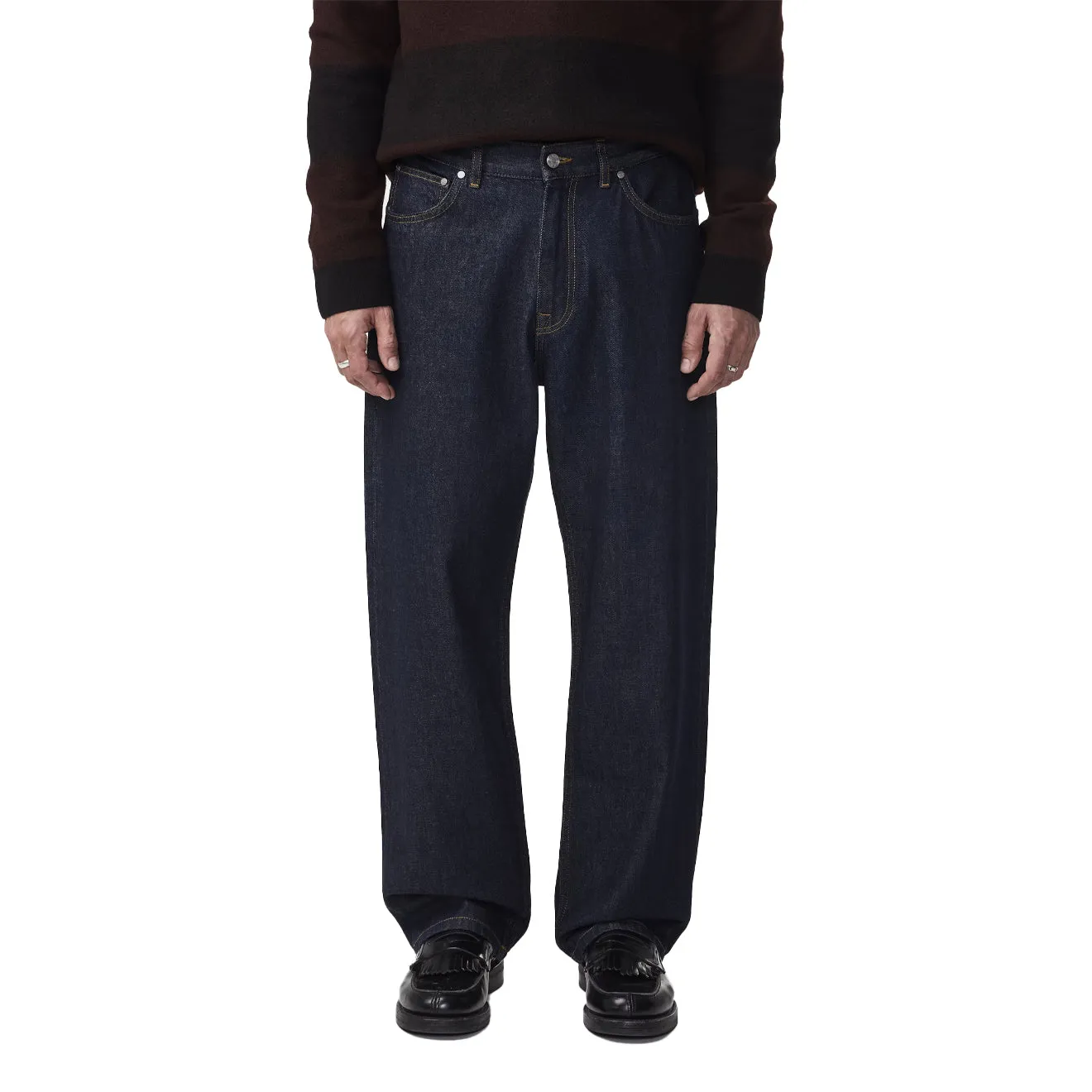 Nn07 Otis Straight Leg Relaxed Fit Jeans Raw Indigo Today Only Hot Pick