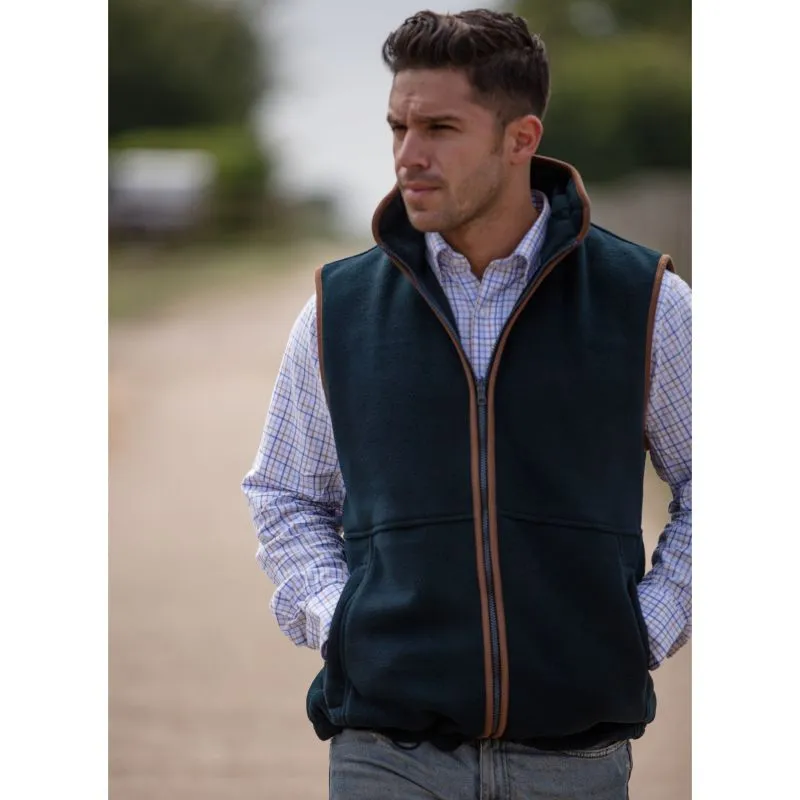 Today Only Offer Steal the Deal Now Alan Paine Aylsham Mens Fleece Waistcoat - Dark Navy
