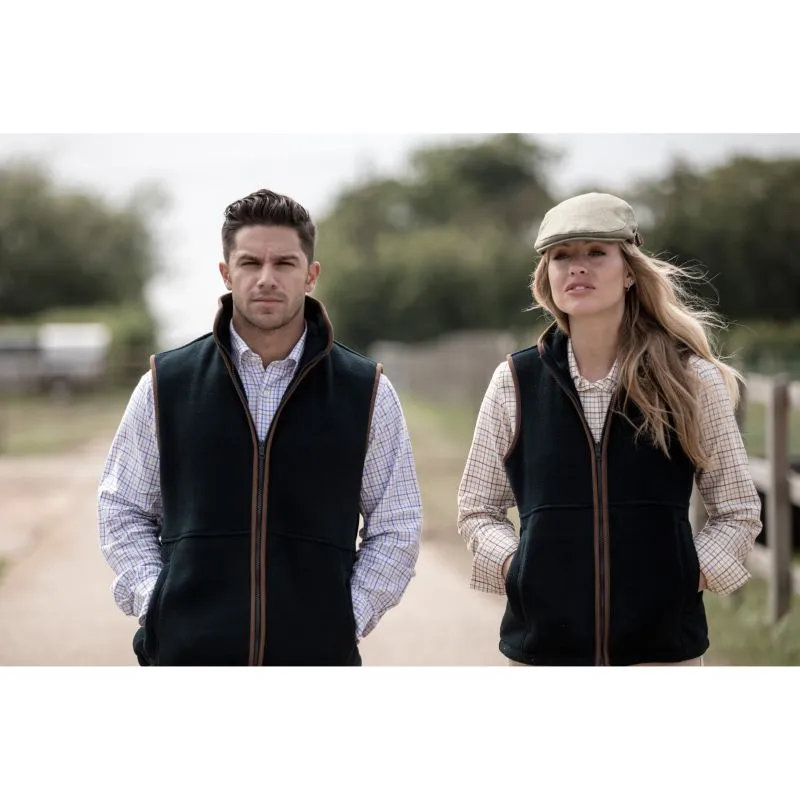 Shop Today Save Big Clearance Event Alan Paine Aylsham Mens Fleece Waistcoat - Dark Navy