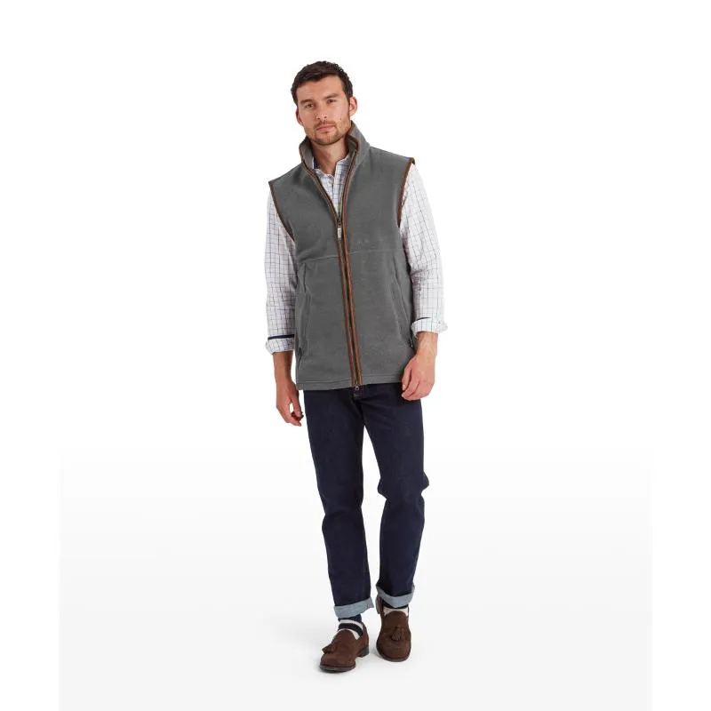 MustShop Sale Schoffel Oakham Mens Fleece Gilet - Pewter