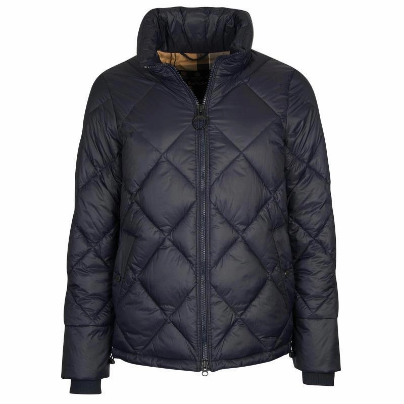 Flash Deal Today Last Chance Offer Barbour Alness Ladies Quilted Jacket - Dark Navy/Dress