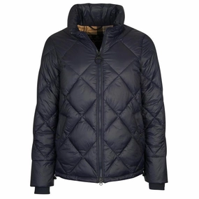 Flash Deal Today Last Chance Offer Barbour Alness Ladies Quilted Jacket - Dark Navy/Dress