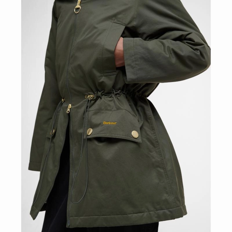 Exclusive Online Offer Unmissable Deal Today Barbour Inola Ladies Showerproof Jacket - Olive/Ancient