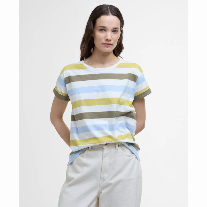 Barbour Lyndale Ladies Top - Limeade Stripe Clearance Event Save Today Event