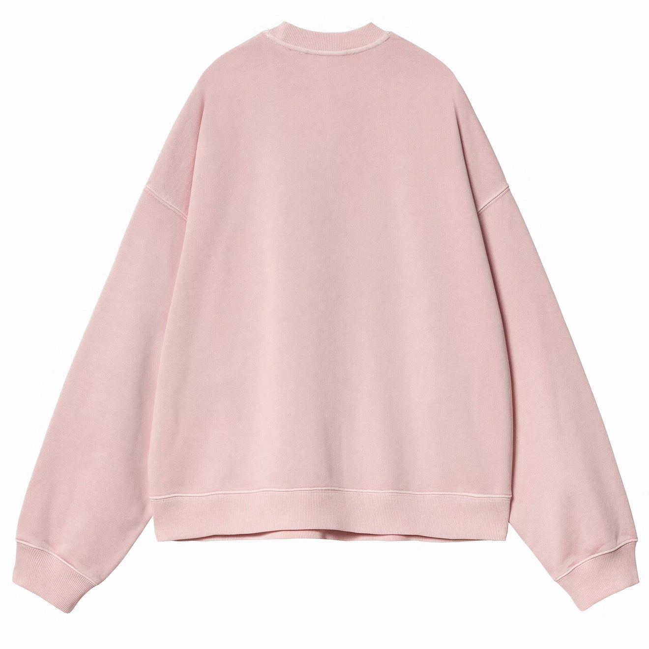 Clearance Event Carhartt Wip Womens Benton Sweat Air Pink Garment Dyed