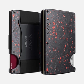 Special Deal Frenzy Deal of the Day Personalised Cash Strap Wallet (Nero/Rosso)