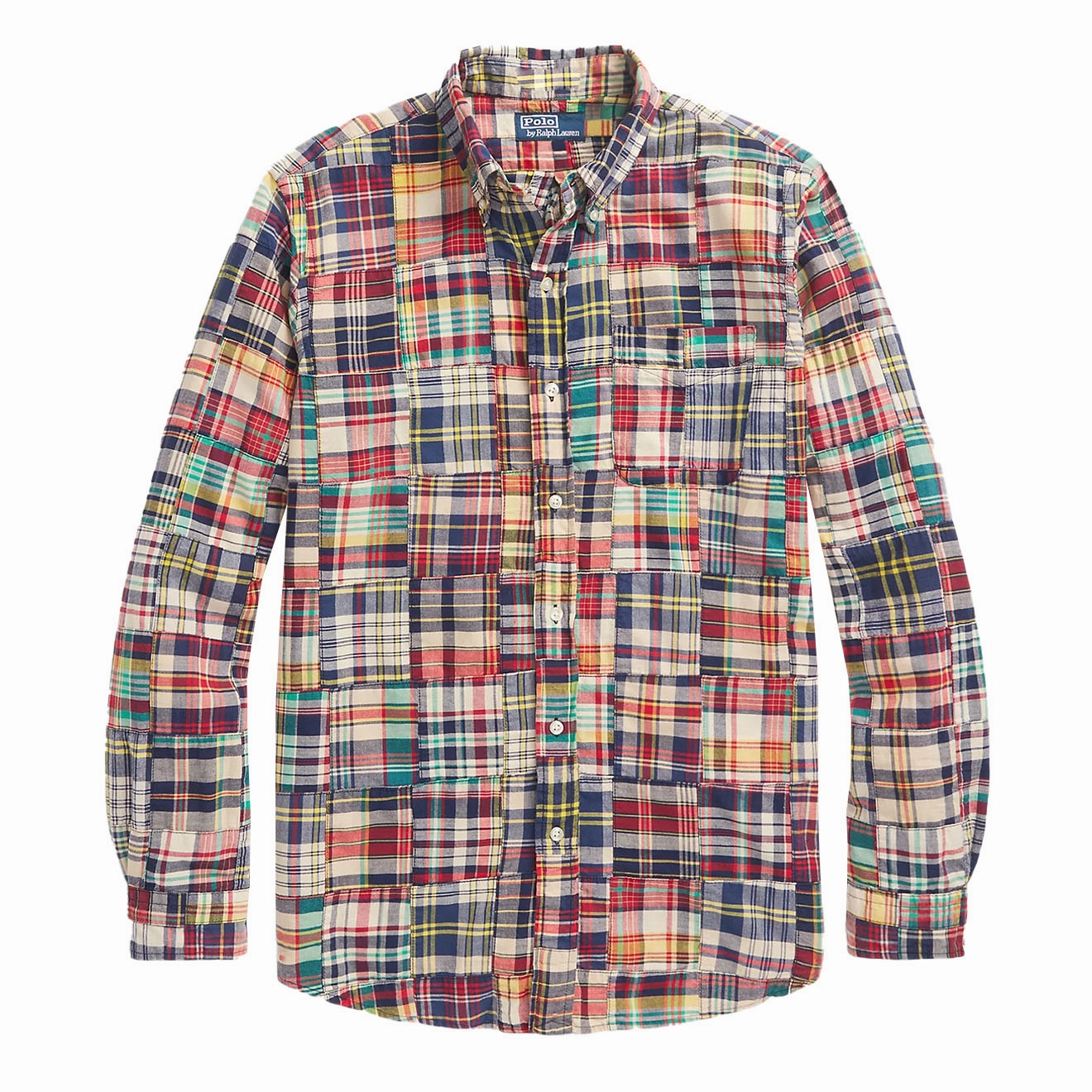 Daily Clearance Deal Mega Sale Now Polo Ralph Lauren Classic Fit Patchwork Madras Shirt Madras Patchwork