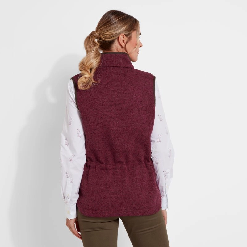 Best Seller Discount Exclusive Online Offer Schoffel Ashton Ladies Gilet - Mulberry