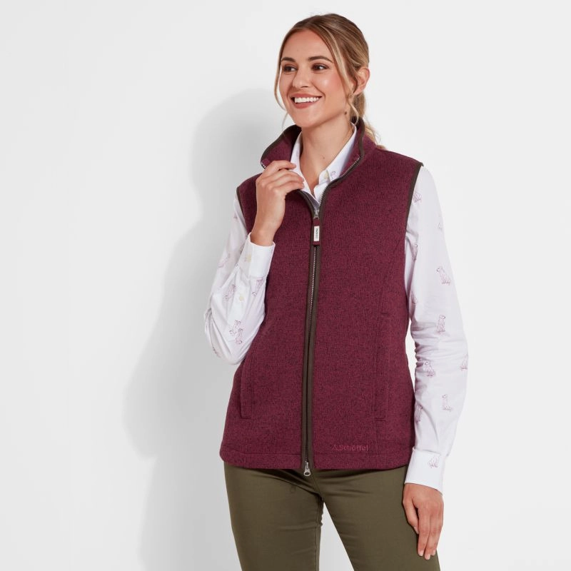 Schoffel Ashton Ladies Gilet - Mulberry Online Exclusive Deal