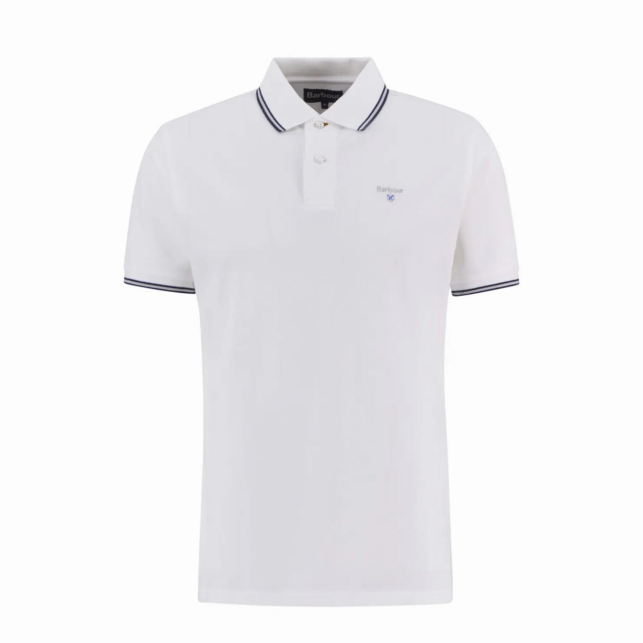 Shop Today Save Barbour Fielding Tailored Polo Shirt White