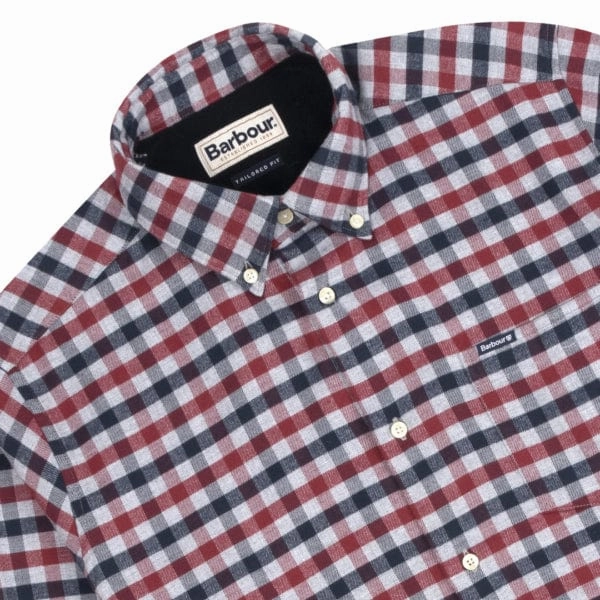 Barbour Roth Tailored Shirt Grey Marl Best Price Today