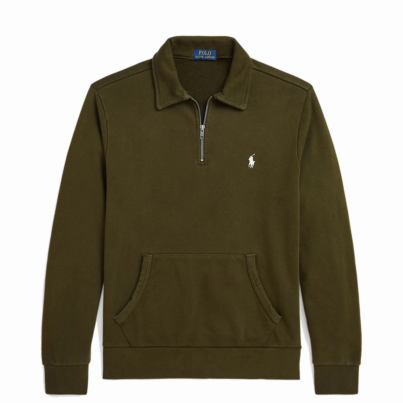 Todays Special Picks Polo Ralph Lauren Loopback Fleece Quarter-Zip Sweatshirt Dark Loden