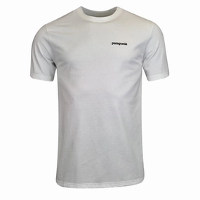 Hot Offer Frenzy Clearance Steal Today Patagonia P-6 Logo Responsibili Tee White