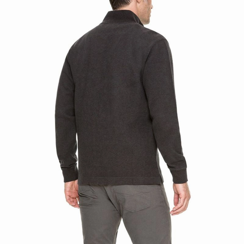 Rodd & Gunn Alton Avenue Mens 1/4 Zip Jumper - Mud Weekend Specials Limited Stock Offer
