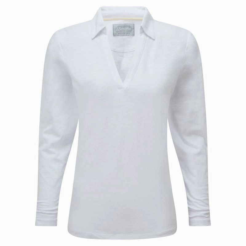 Schoffel Pentle Bay Ladies Top - White Daily Hot Deal Clearance Event Today