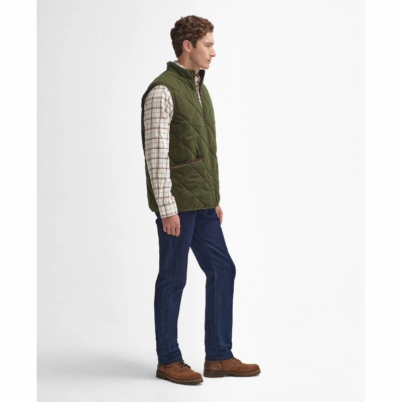 Barbour Country Liddesdale Quilted Mens Gilet - Olive Dont Miss These Savings Todays Hot Savings