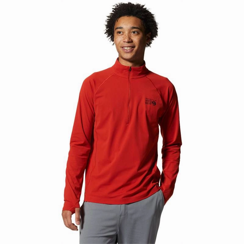 Mountain Hardwear Men'S Mountain Stretch 1/2 Zip T-Shirt Dont Miss Out Deal of the Day