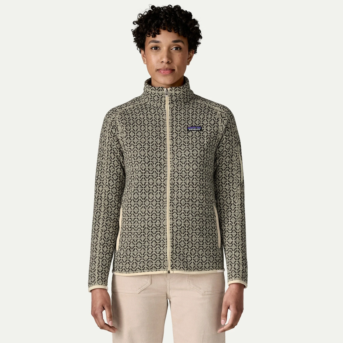 Patagonia Womens Better Sweater Fleece Jacket Scales Natural Flash Sale Now Price Drop Frenzy