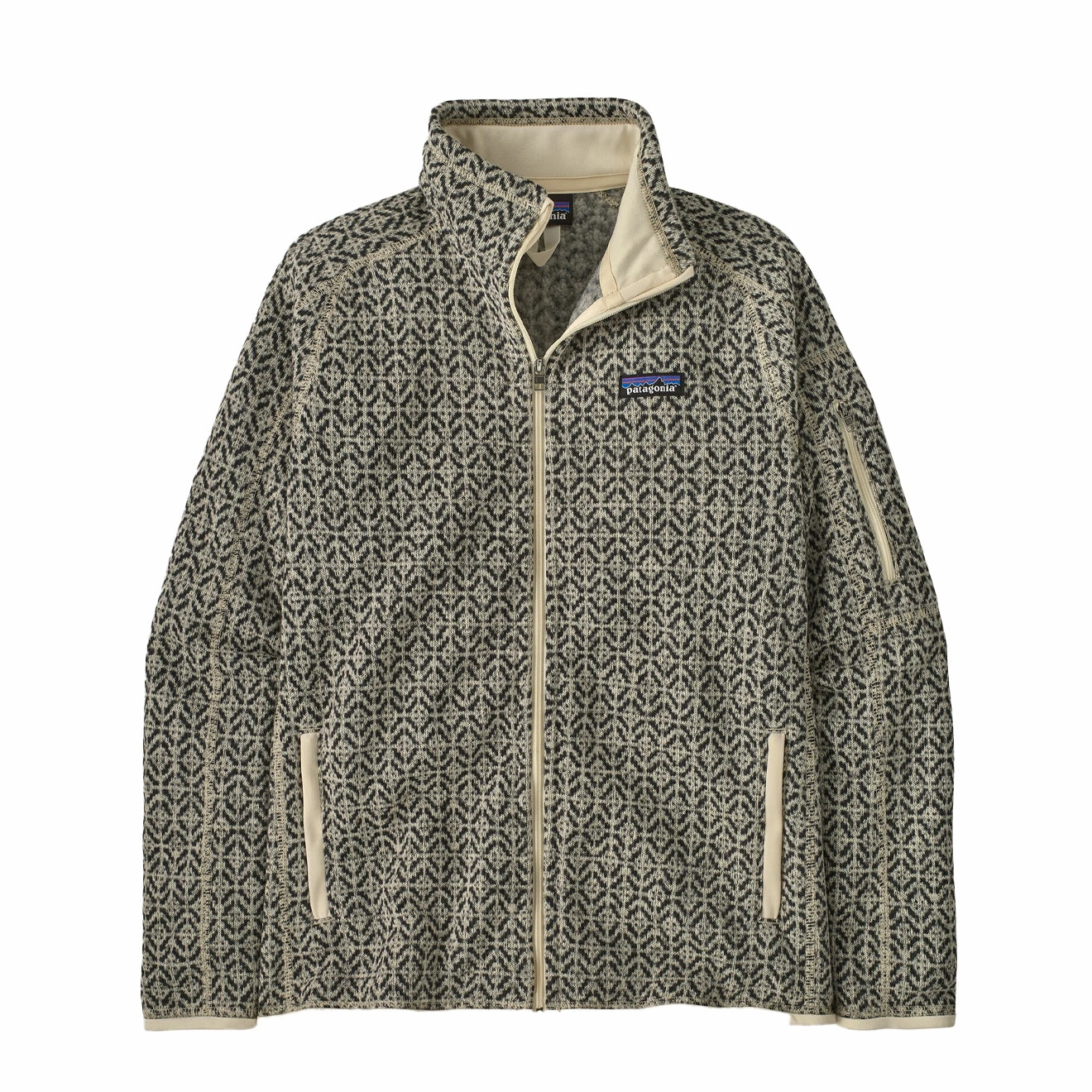 Shop Grab Now Patagonia Womens Better Sweater Fleece Jacket Scales Natural