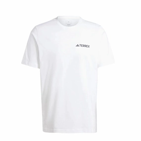 Mega Discount Today Adidas Terrex Mountain Graphic T-Shirt White