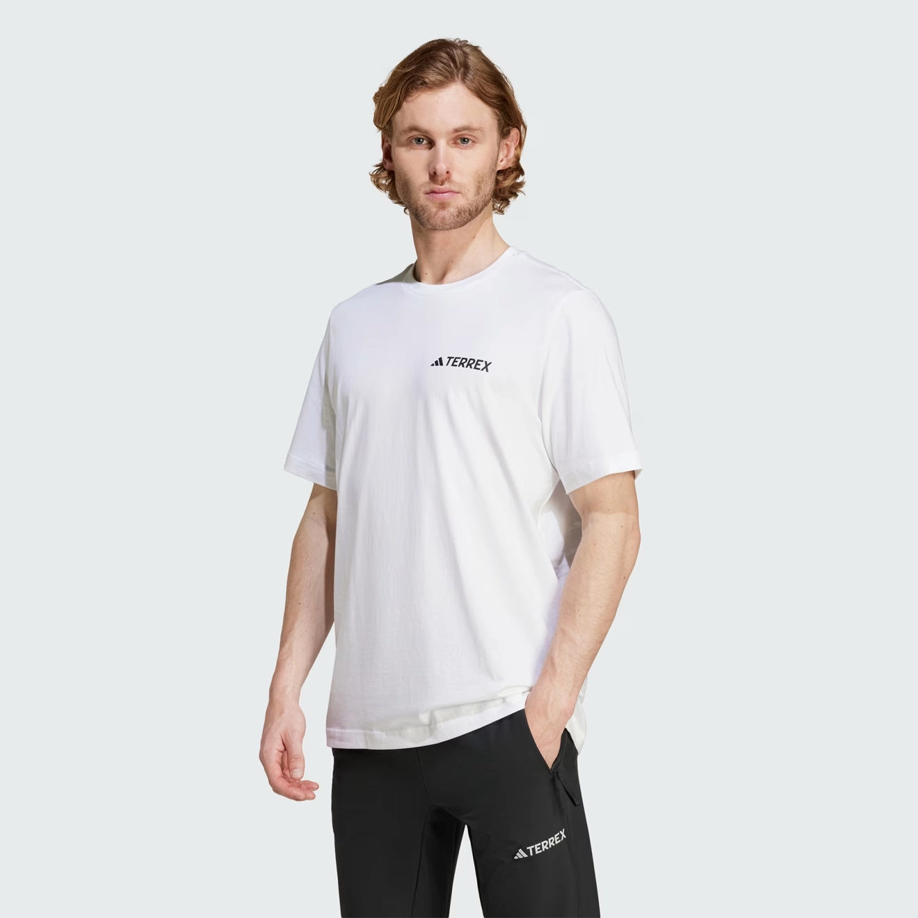 Adidas Terrex Mountain Graphic T-Shirt White Exclusive Deal Inside
