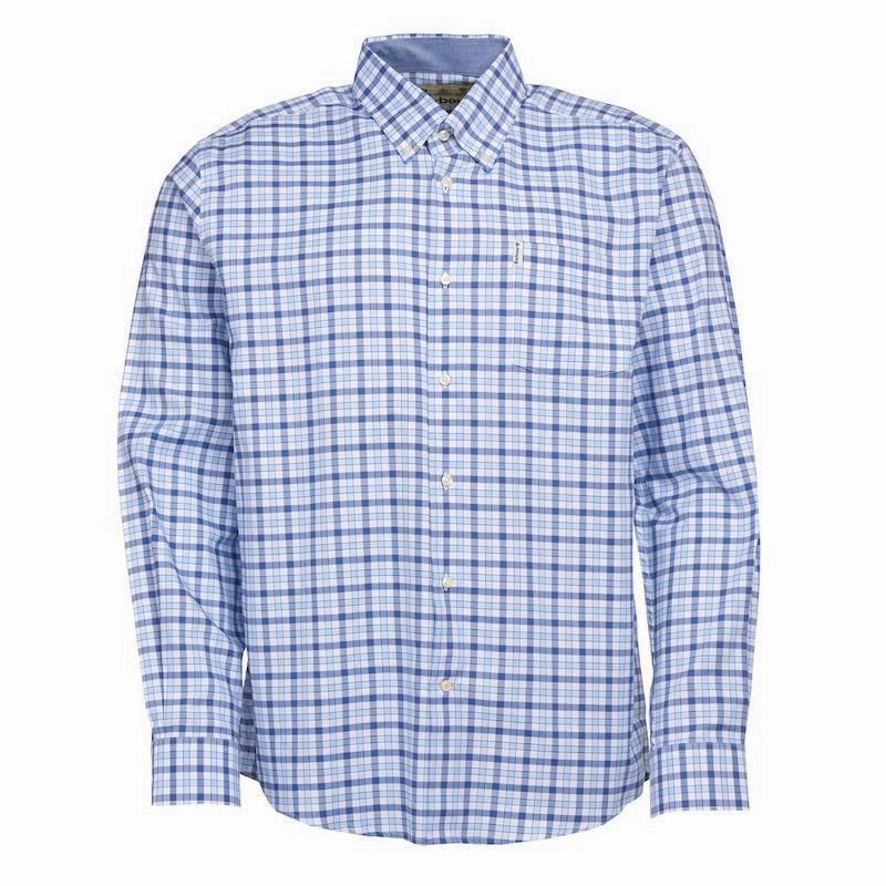 Barbour Abberton Regular Fit Mens Shirt - Blue MustHave Steals