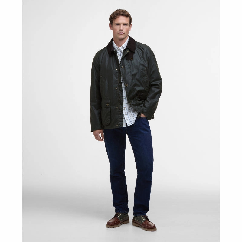 Barbour Halton Mens Wax Jacket - Fern MustHave Gift Ideas