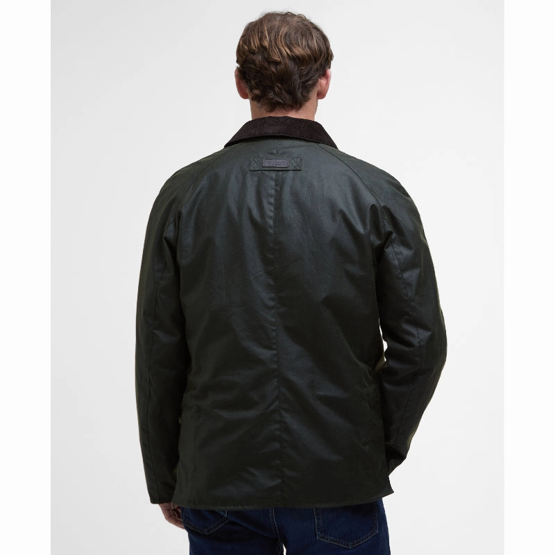Shop Todays Picks Daily Special Offer Barbour Halton Mens Wax Jacket - Fern