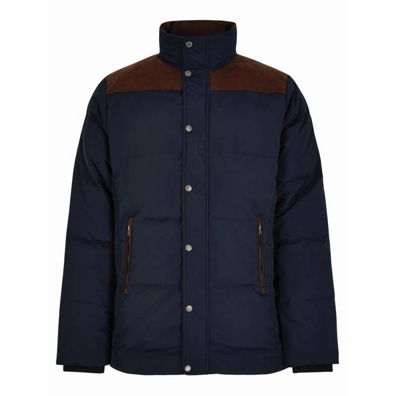 Flash Deal Today Limited Stock Deals Dubarry Talbot Down Mens Jacket - Navy