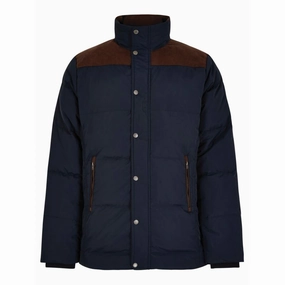 Flash Deal Today Limited Stock Deals Dubarry Talbot Down Mens Jacket - Navy