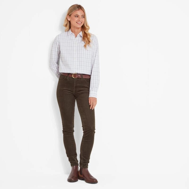 Clearance Sale Schoffel Blakeney Ladies Shirt - Bramble Check
