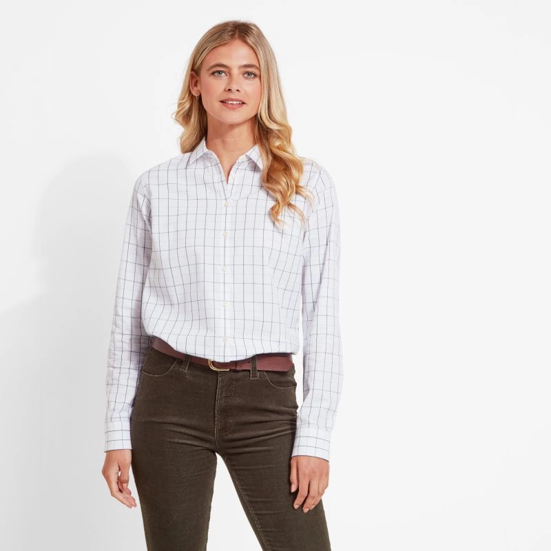 Schoffel Blakeney Ladies Shirt - Bramble Check Grab Your Savings Shop the Savings