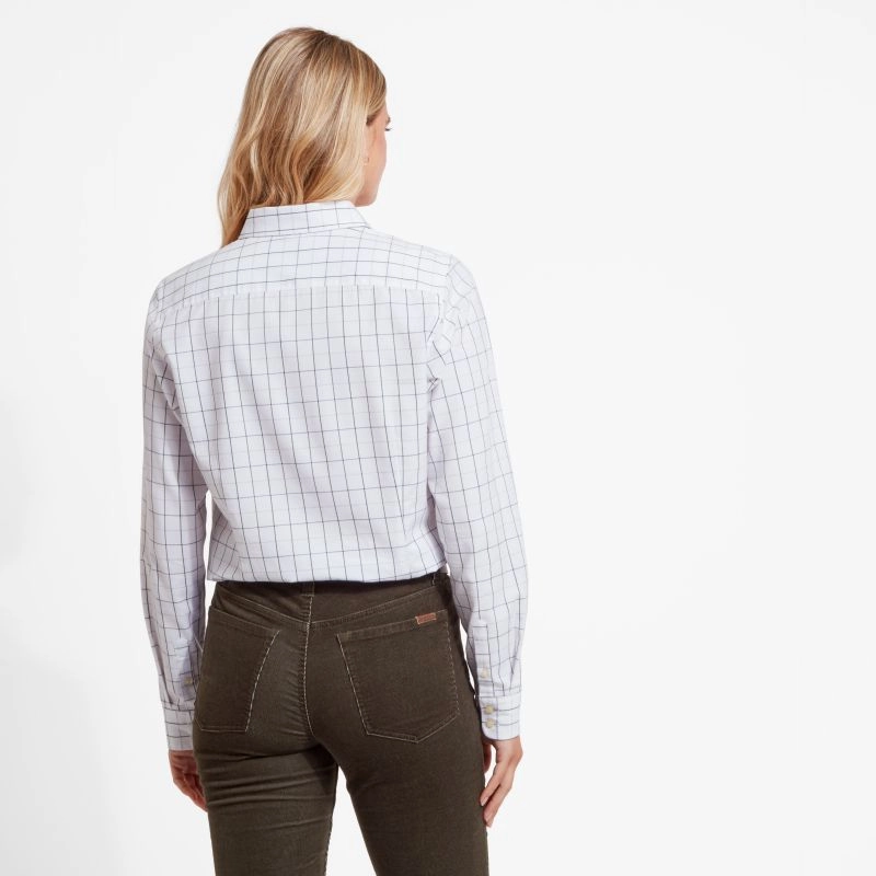 Hot Clearance Now Schoffel Blakeney Ladies Shirt - Bramble Check