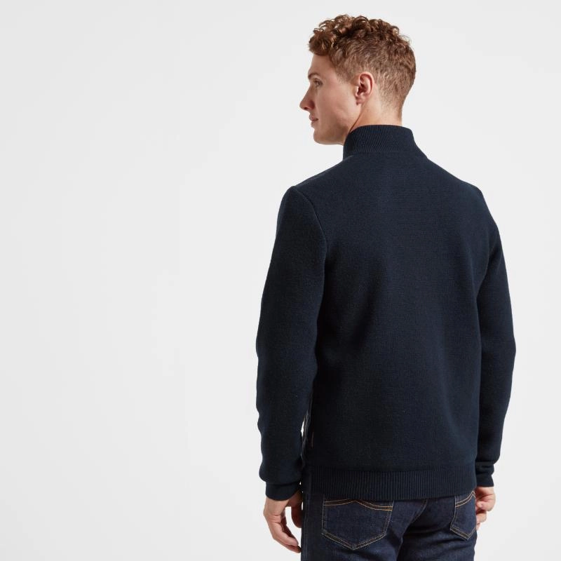 Schoffel Hybrid Mens Lambswool Jacket - Navy Grab It Before Gone