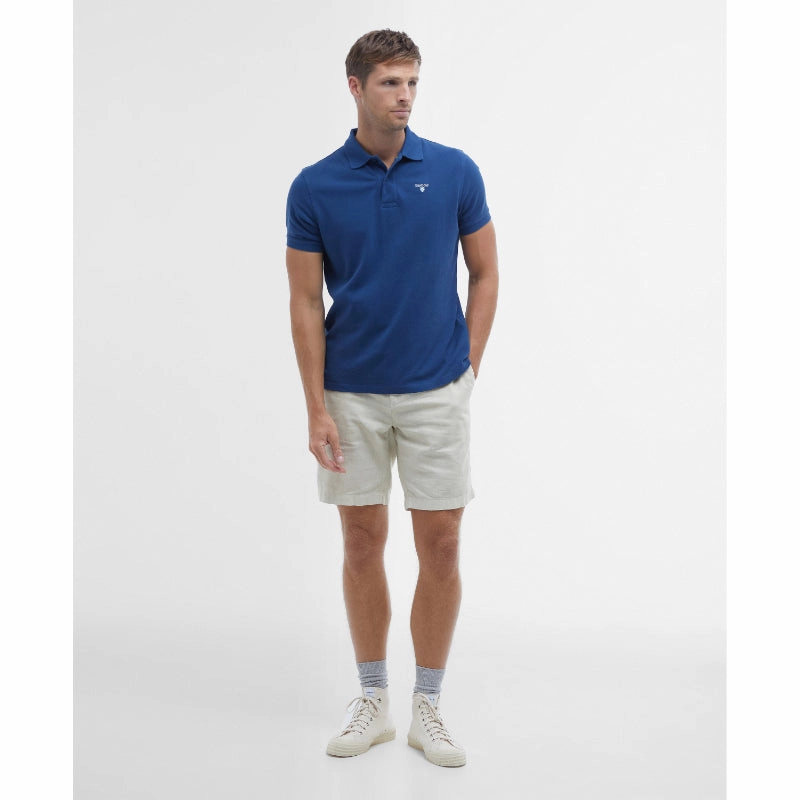 Barbour Original Sports Tailored Fit Mens Polo Shirt - Deep Blue Deal of the Day Online Exclusive Deal