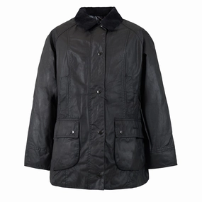 Grab It Before Gone Limited Time Sale Barbour Womens Beadnell Wax Jacket Black