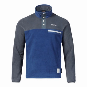 Musto 64 Mens Fleece Pullover Jumper - Blueprint/Ombre Blue Perfect Gift Offer Limited Edition Offer