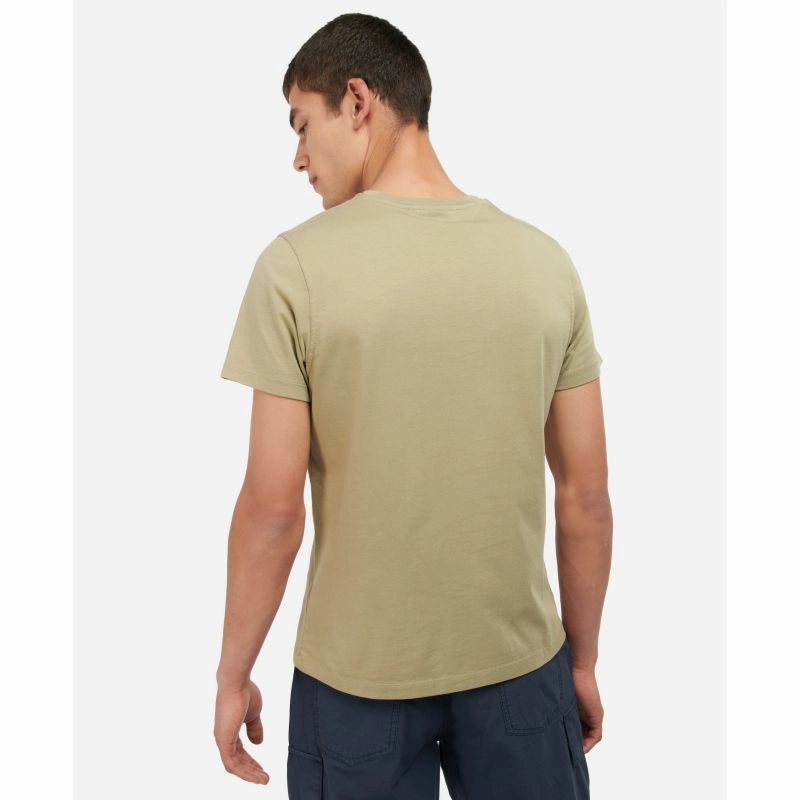 Special Deal Frenzy Todays Special Savings Barbour Satley Graphic Mens T-Shirt - Bleached Olive