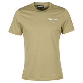 Hot Offer Frenzy Barbour Satley Graphic Mens T-Shirt - Bleached Olive