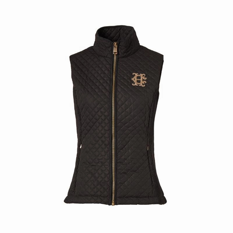 Holland Cooper Cambridge Ladies Gilet - Black Exclusive Online Offer