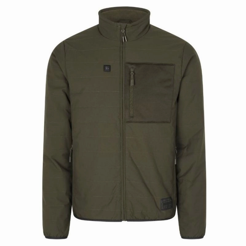 Clearance Blowout Seeland Celsius Heated Mens Jacket - Pine Green