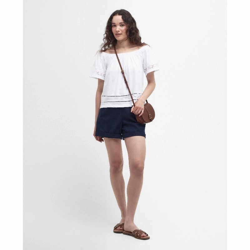 Hot Sale Today Grab Your Deal Today Barbour Ralee Ladies Top - White
