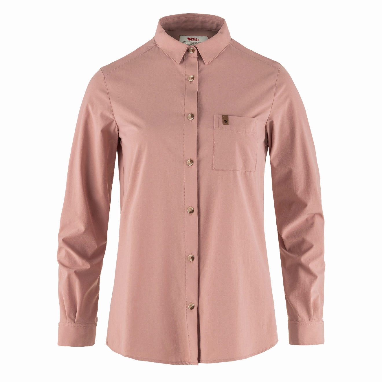 Fjallraven Womens Ovik Lite Shirt Ls Dusty Rose Flash Deal Today Save Big Online