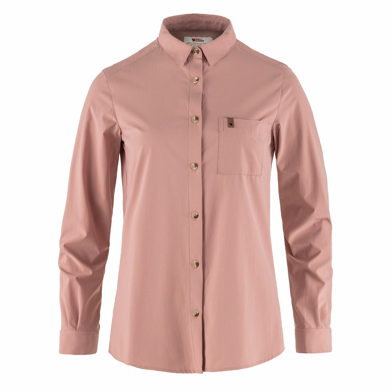 Instant Deal Today Daily Clearance Deal Fjallraven Womens Ovik Lite Shirt Ls Dusty Rose