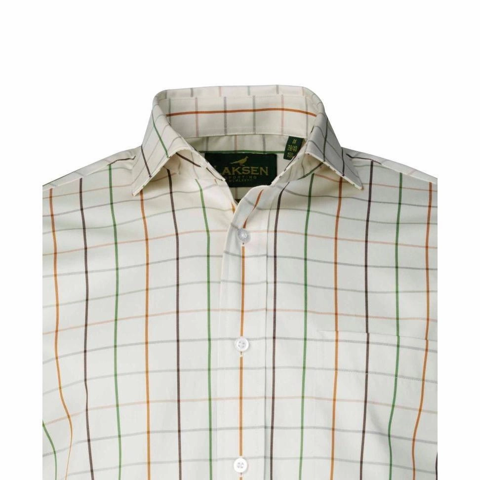 Exclusive Online Discount Todays Steal Laksen Tattersall Mens Sporting Shirt - Bark Chilli/Green