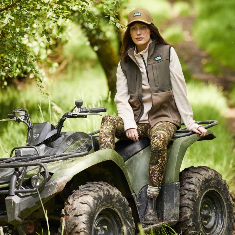 Hot Discount Deal Ridgeline Hybrid Ladies Gilet - Bark/Light Bark